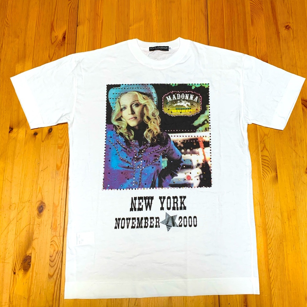 RARE Dolce & Gabbana Madonna Music T Shirt